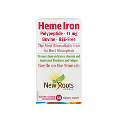 Heme Iron Bovine BSE - Free 11mg 60 Vegetable Capsules
