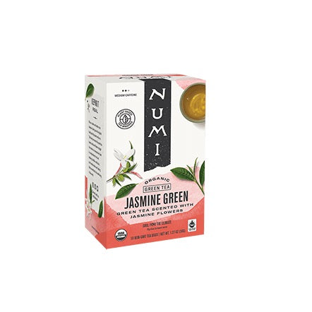 Numi Jasmine Green Tea Organic 18 Tea Bags