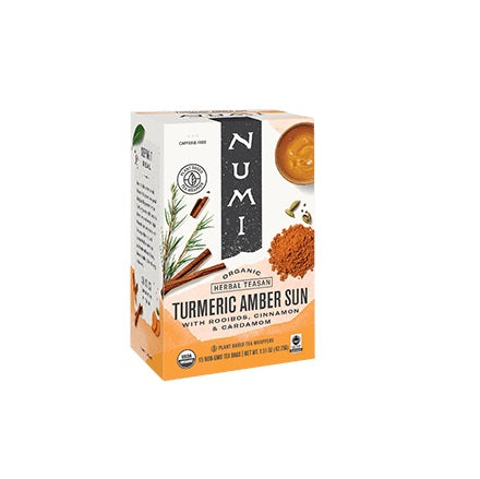 Amber Sun Turmeric Organic 12 Tea Bags