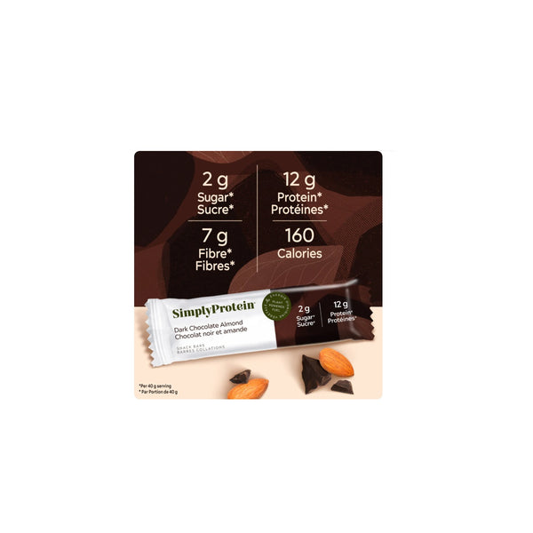 Dark Chocolate Almond Snack Bar 4 x 40g