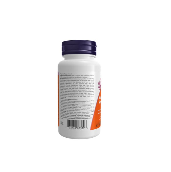 Resveratrol Natural 50mg 60 Veggie Caps