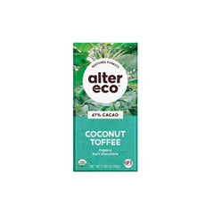 Organic Coconut Toffee 47% Cacao 80g