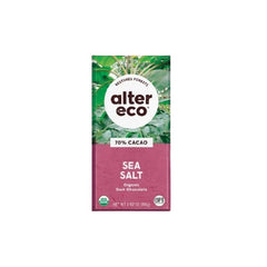 Organic Dark Sea Salt Chocolate 70% 80g