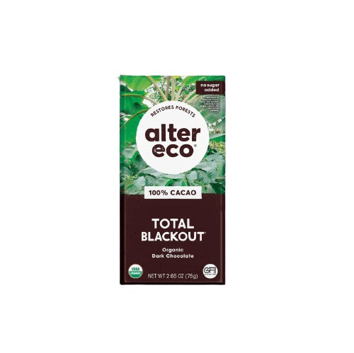 Organic Total Black Out Chocolate 100% 75g