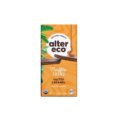 Organic Truffle Thins Salted Caramel 84g