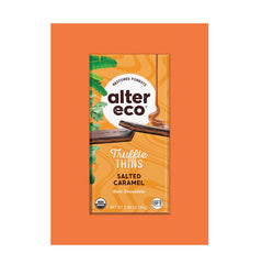 Organic Truffle Thins Salted Caramel 84g