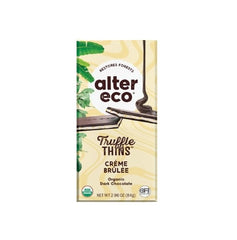 Truffle Thins Creme Brulee Organic 84g