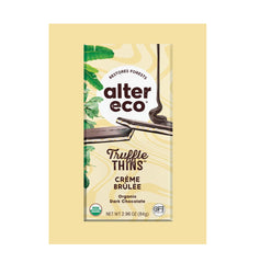 Truffle Thins Creme Brulee Organic 84g