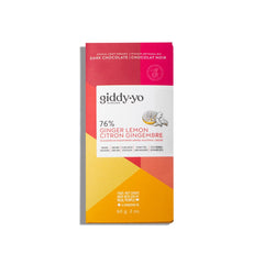 Organic Ecuador Chocolate Ginger Lemon 76% 60g