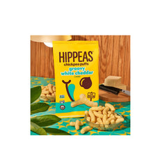 Hippeas Chickpea Puff Snacks Groovy White Cheddar 113g
