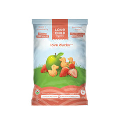 Love Ducks Apple Strawberry Snacks 30g