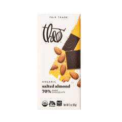 Salt Almond 70% Dark Chocolate 85g