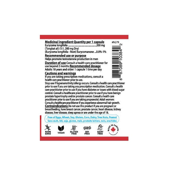 Tongkat Ali 60 Veggi Capsules