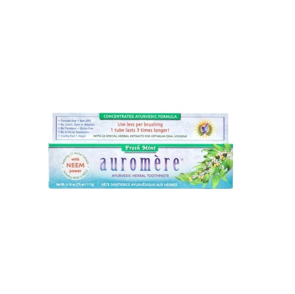 Auromere Fresh Mint Toothpaste 117g