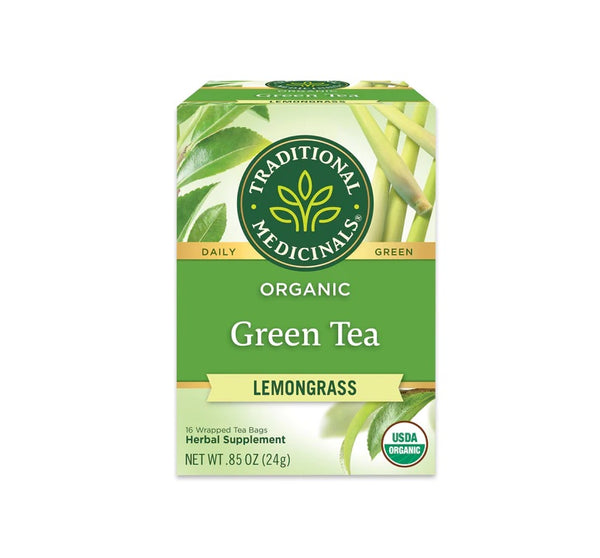Organic Green Tea with Lemongrass 16 Tea Bags