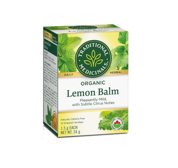 Organic Lemon Balm 16 Tea Bags