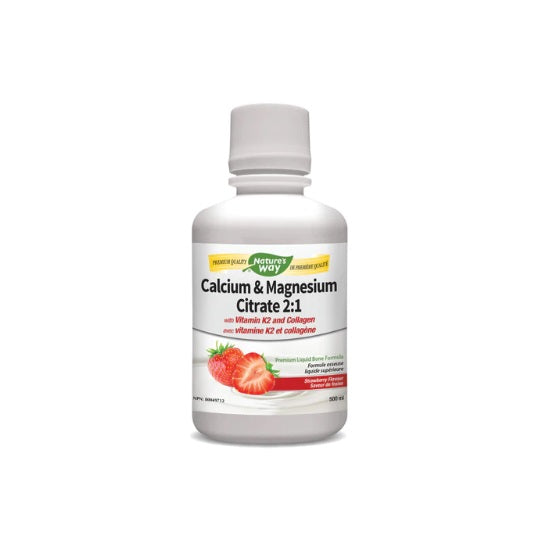 Calcium & Magnesium Citrate 2:1 Strawberry 500mL