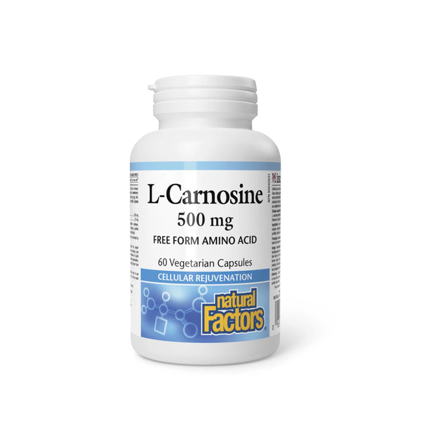 L-Carnosine 500mg 60 Veggie Caps