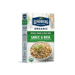 Organic Whole Grain & Wild Rice Garlic & Basil 170g