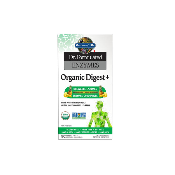 Dr.Formulated Organic Digest Plus 90 Chewable Tablets