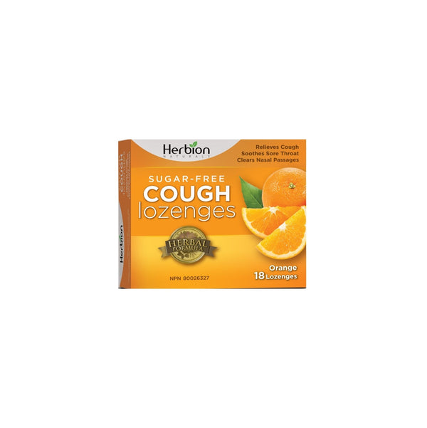 Cough Lozenges Sugar Free Orange 18Loz