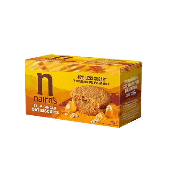 Wheat Free Stem Ginger Biscuits 200g