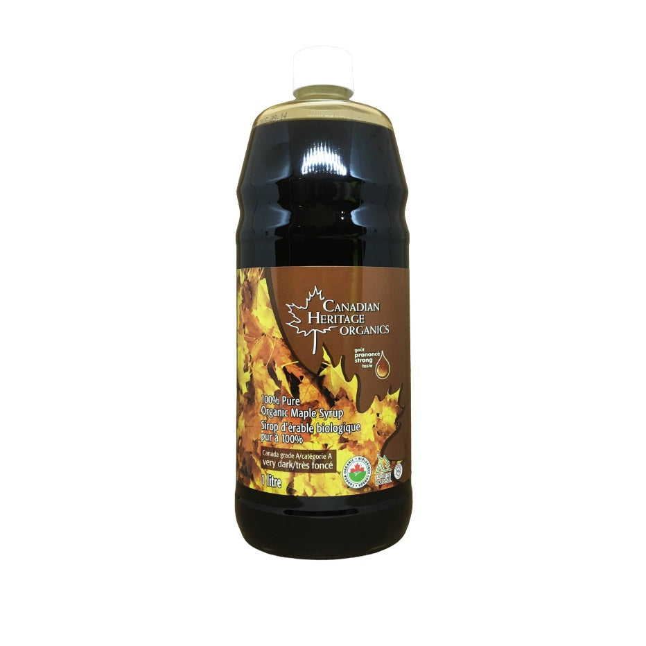 Organic Maple Syrup No3 Dark 1L | Qi Natural Food