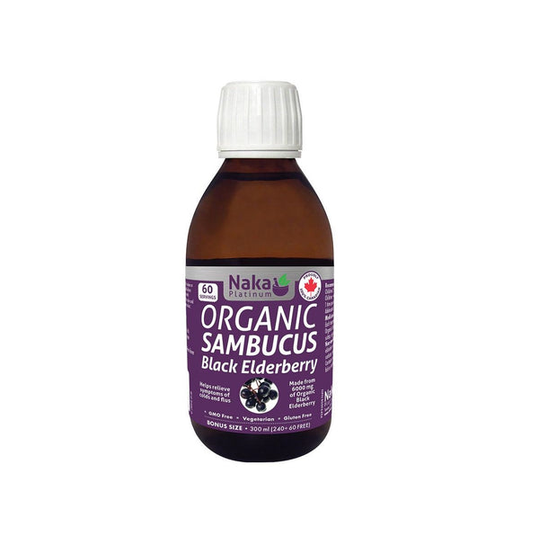 Organic Sambucus Black Elderberry 300ml