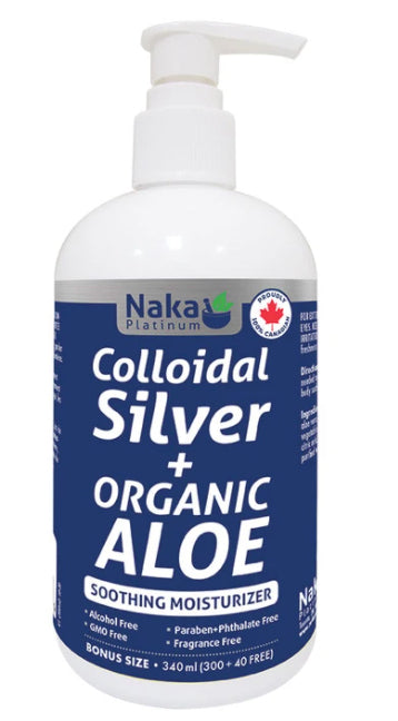Colloidal Silver + Organic Aloe 340ml