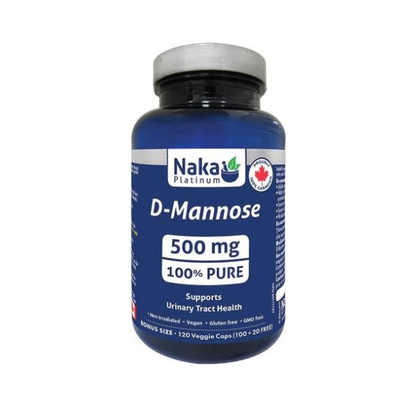 D- Mannose 500mg 120 Veggie Caps