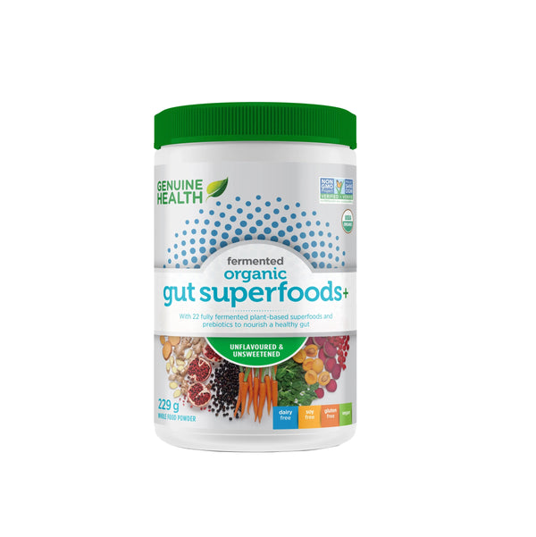 Fermented Organic Gut Superfoods Unflavoured and Unsweetened 229g