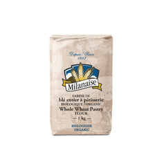 Organic Whole Wheat Flour For Pastry 1kg