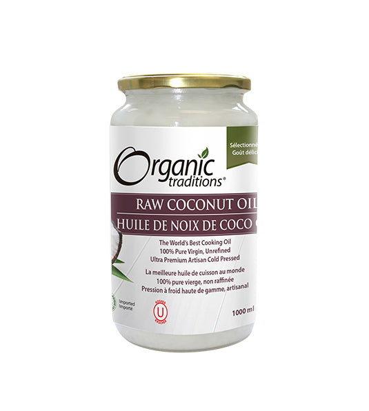 Raw Organic Coconut Oil 1L