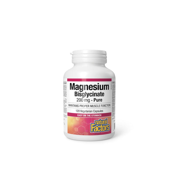 Magnesium Bisglycinate 200mg 120 Veggie Capsules