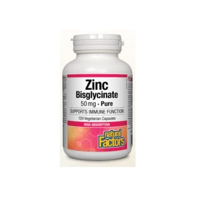 Zinc Bisglycinate 50mg 120 veggie capsules