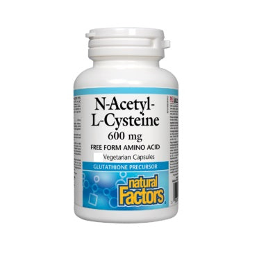 N-Acetyl-L-Cysteine 600mg 180 Veggie Caps