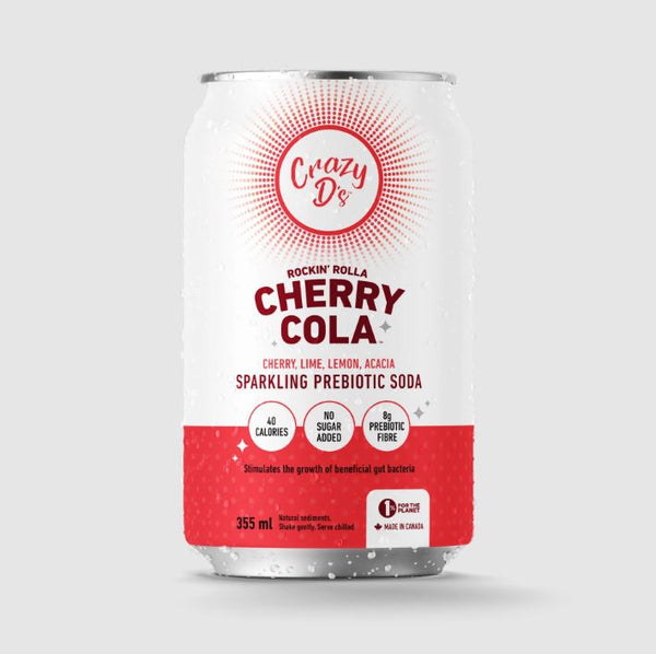 Cherry Cola Prebiotic Soda 355ml