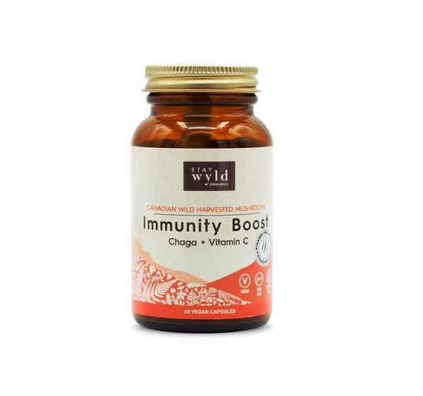 Immunity Boost Chaga + Vitamin C 60 Veggie Caps
