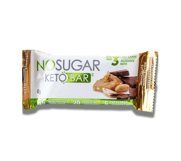 No Sugar Keto Bar Chocolate Peanut Butter 40g