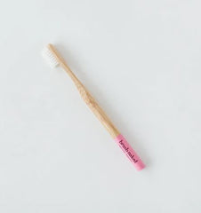 Adult Bamboo ToothBrush Medium Pink