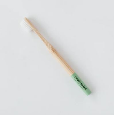 Adult Bamboo ToothBrush, Medium Green