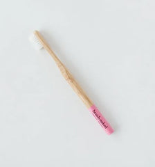 Adult Bamboo ToothBrush, Soft Pink