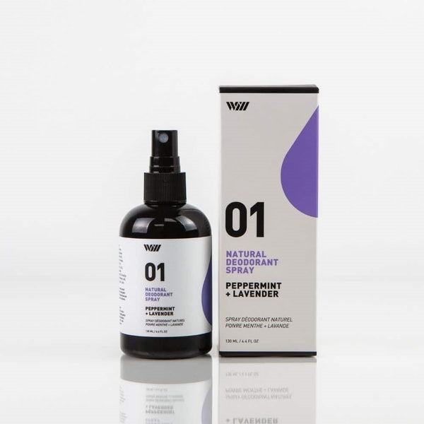 01 Natural Deodorant Spray Peppermint & Lavender 130ml