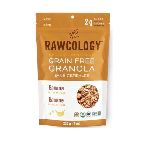 Organic Raw Crunch Granola Banana 200g