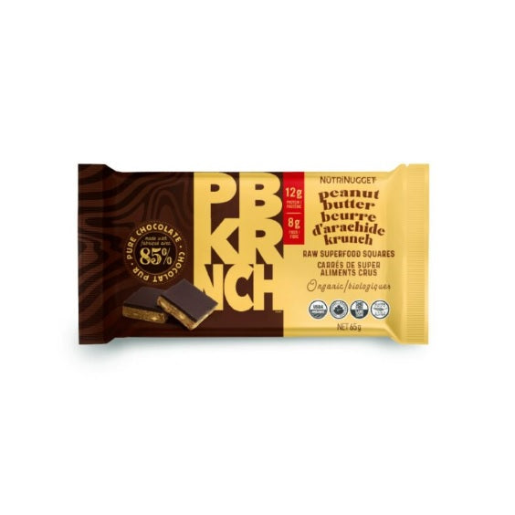 Organic Peanut Butter Raw Superfood Squres 65g