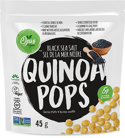 Quinoa Pops Black Sea Salt 45g