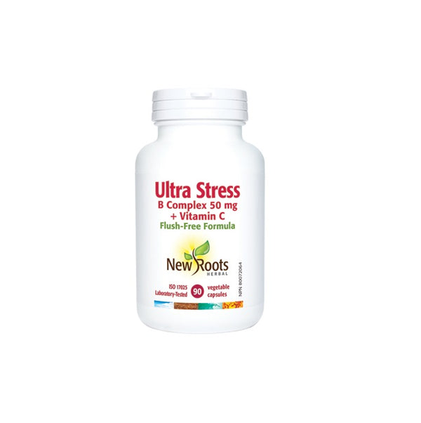 Ultra Stress B Complex 50mg + C 90 Veggie Caps