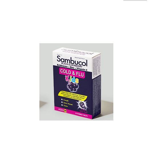 Sambucol Cold & Flu Kids 24 Chewable