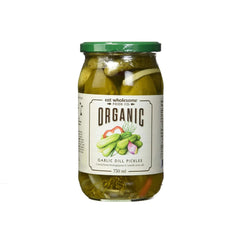 Organic Garlic Dill Pickles 750ml