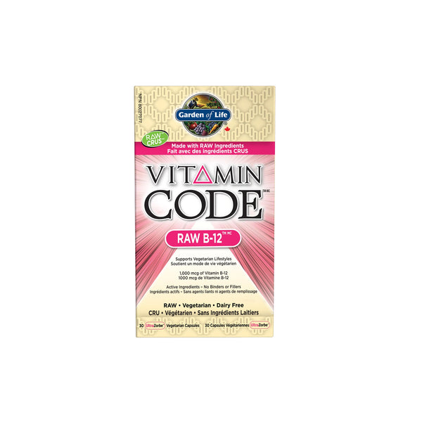 Vitamin Code Raw B12 30 Veggie Caps